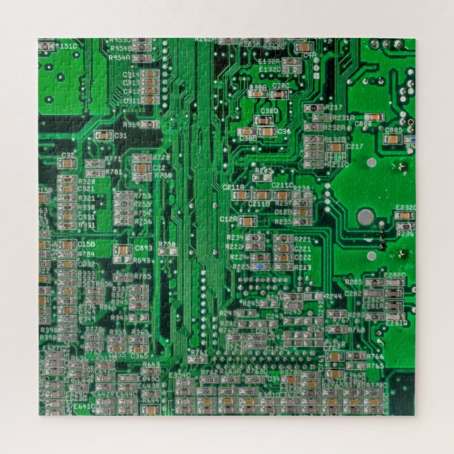 Circuit Board Painting Jigsaw Puzzle (Vertical)
