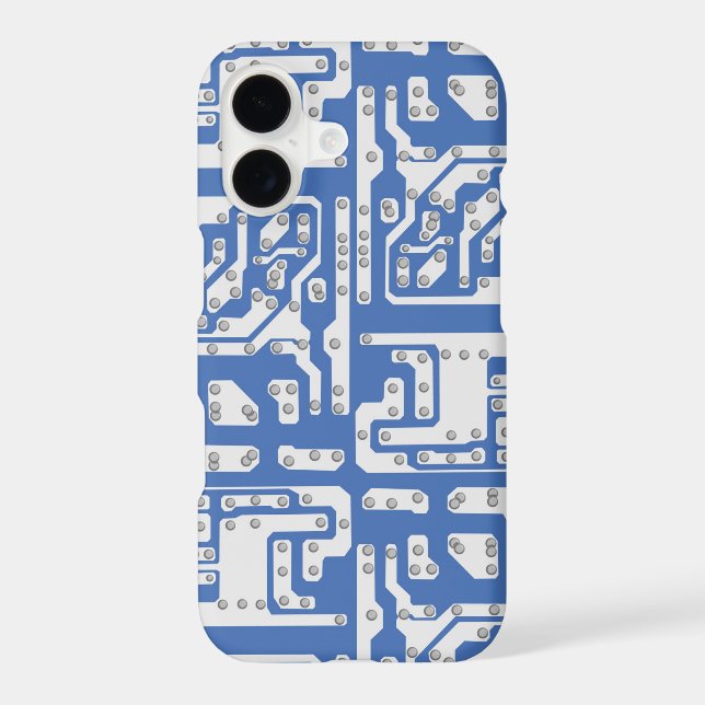 Circuit board pattern iphone case (Back)