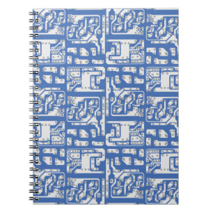 Circuit board pattern notebook