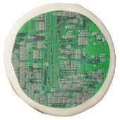 Circuit Board Sugar Cookie (Front)