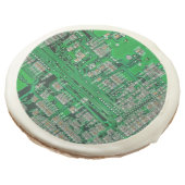 Circuit Board Sugar Cookie (Angled)