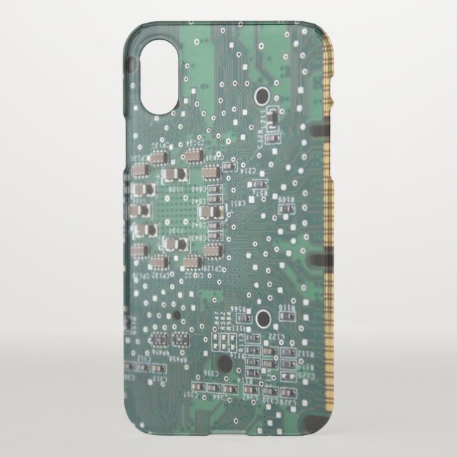 Circuit Board Switch Uncommon iPhone Case (Back)