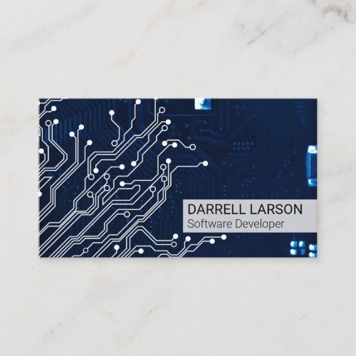 Circuit Board  Technology Hardware  Engineer Business Card