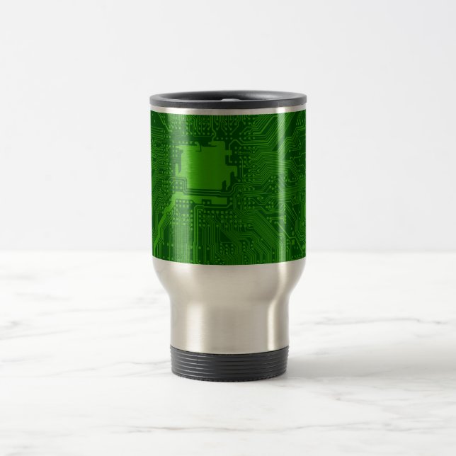 Circuit Board Travel Mug (Center)