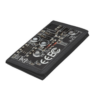 Circuit Board Trifold Wallet