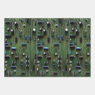 Circuit Board Wrapping Paper Sheets