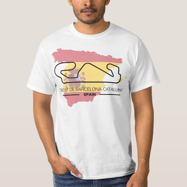 Circuit De Barcelona Formula 1 T-shirt (Front)