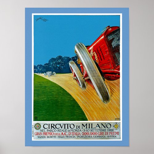 Circuit di Milano Poster