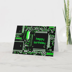 Circuit Green 2 'Happy Birthday' greetings card