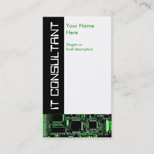 Circuit Green 2 IT Consultant business card