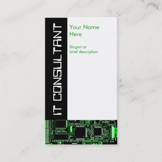 Circuit Green 2 'IT Consultant' business card (Front)