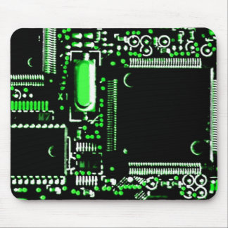 Circuit Green 2 mouspad Mouse Pad