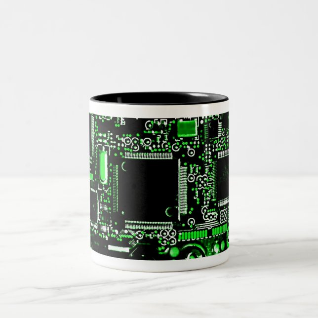 Circuit Green 2 mug (Center)