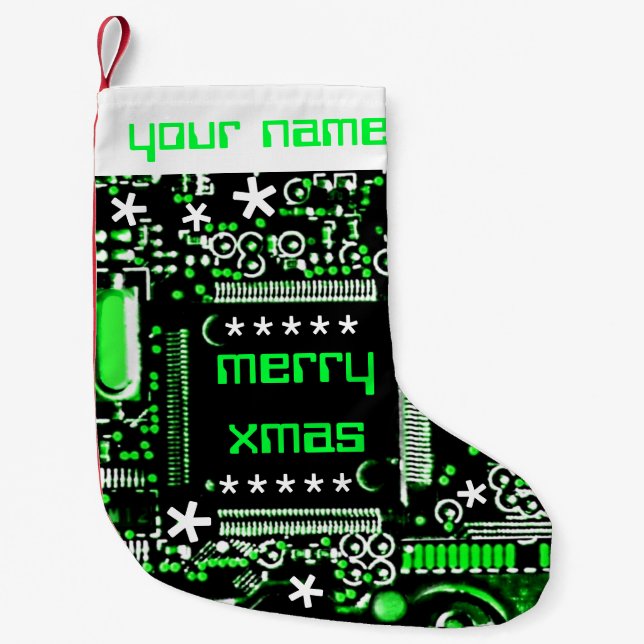 Circuit Green 2 Name stocking (Front)