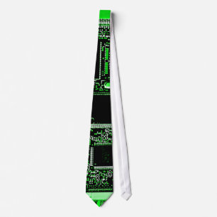 Circuit Green 2 tie