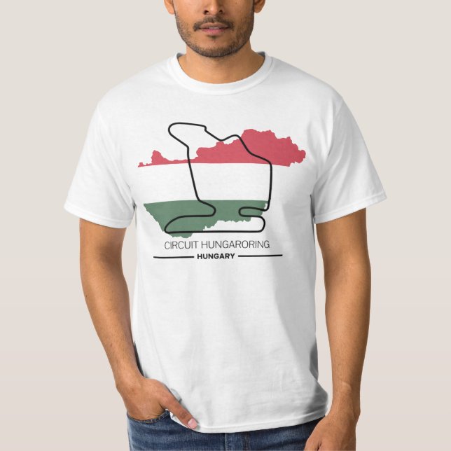 Circuit Hungaroring T-Shirt For Formula 1 fans  (Front)
