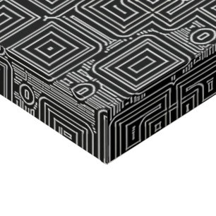 Circuit Maze  Faux Canvas Print