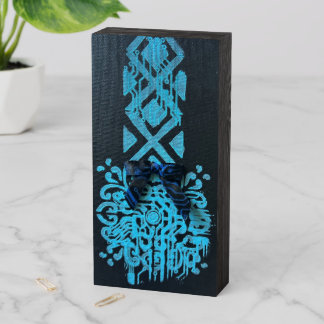 Circuit of Honor Blue Wooden Box Sign