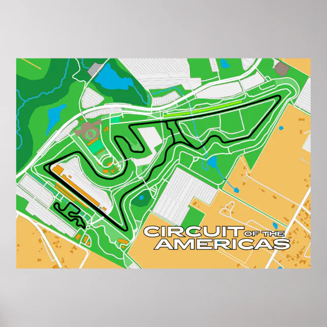 Circuit of the Americas Poster | Zazzle