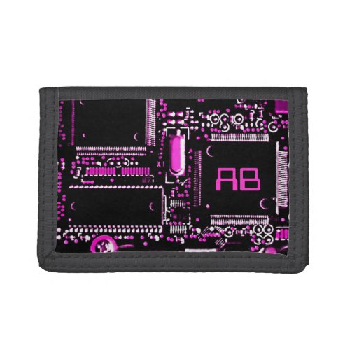 Circuit Pink 2 Monogram wallet