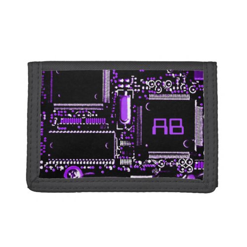 Circuit Purple 2 Monogram wallet