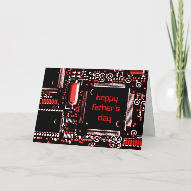 Circuit Red 2 'Father's Day' greetings card (Front)