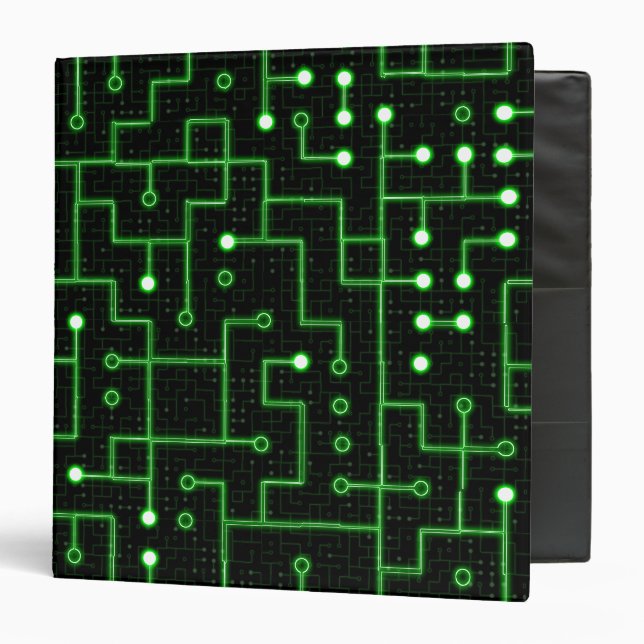 Circuitboard -  3 ring binder (Front/Inside)