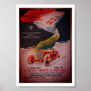 Circuito Avellino - Vintage poster from 1930
