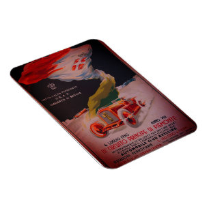 Circuito Avellino - Vintage poster from 1930 Magnet