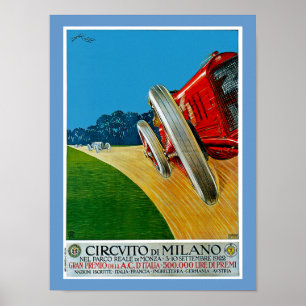 Circuito di Milano Poster