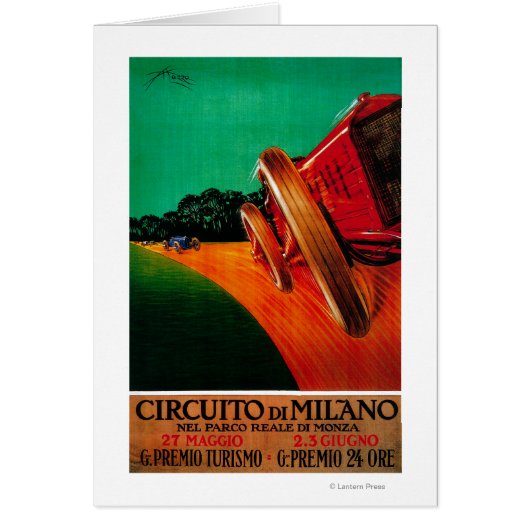 Circuito Di Milano Vintage PosterEurope (Front)