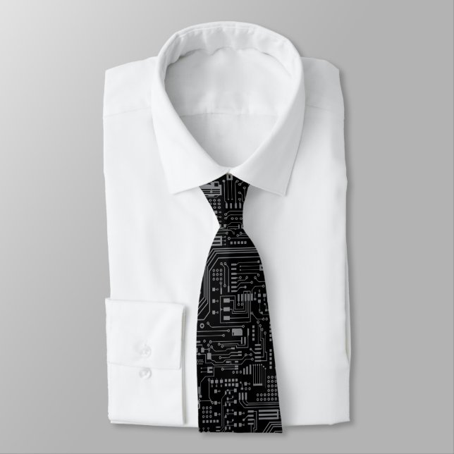 Circuitry Black Tie (Tied)