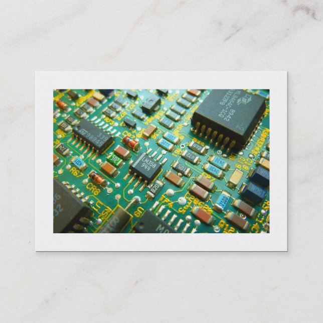 Circuitry (bordered) business card (Front)