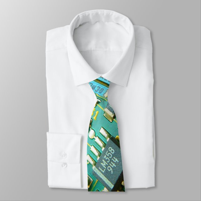 Circuitry Neck Tie (Tied)
