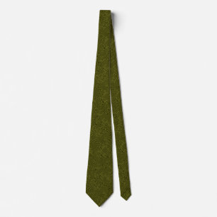 Circuitry - Olive on Dark Olive Neck Tie