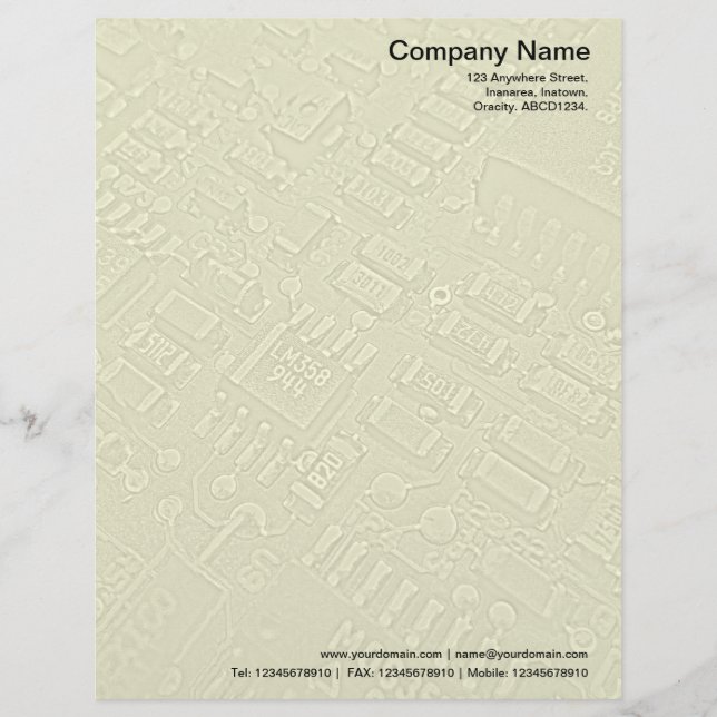Circuitry - Pale Yellow Letterhead (Front)