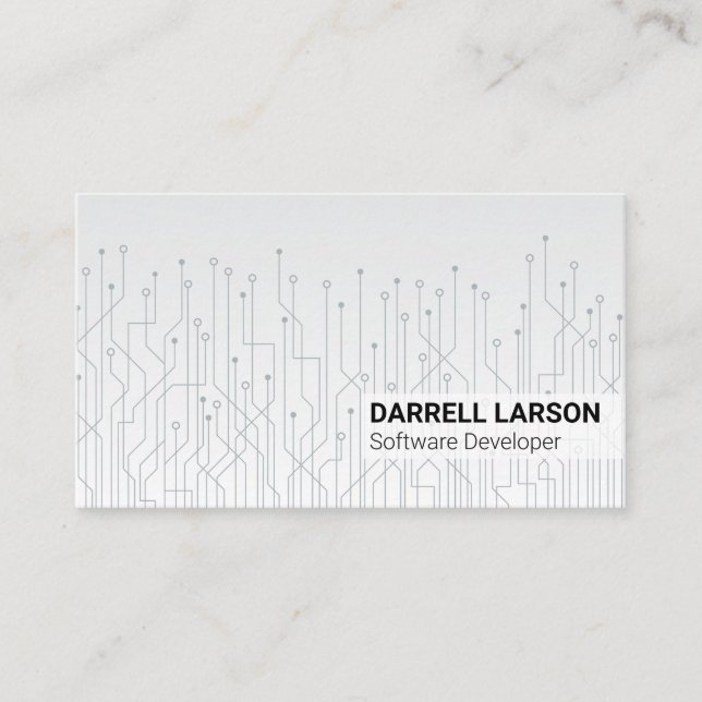 Circuitry | Tech Coding Business Card (Front)