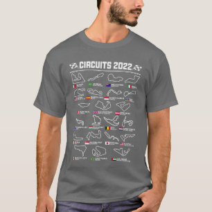 Circuits Formula One Cars English vintage T-Shirt