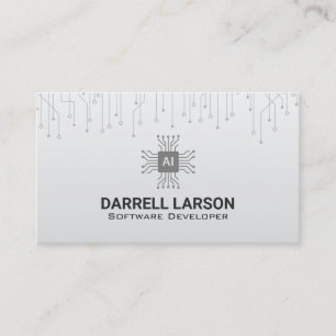 Circuity Logo Tech Microchips Ai Business Card