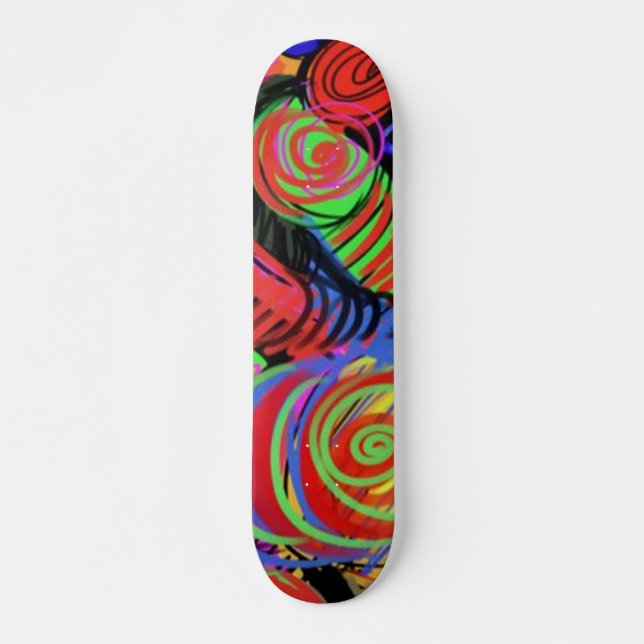 Circular Abstract Pattern Skateboard (Front)