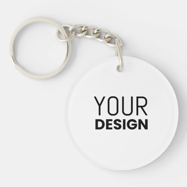 Circular Acrylic Keychain (Front)