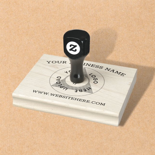 Circular Business Logo Website Rubber Stamp (Creator Uploaded)