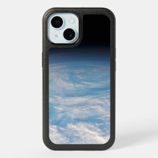 Circular Cloud Formation Over South Pacific Ocean. iPhone 15 Case