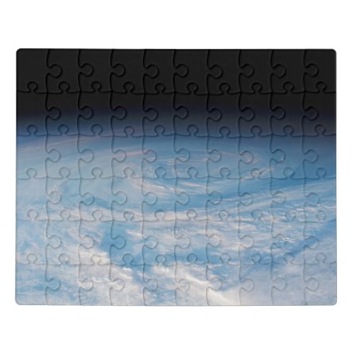 Circular Cloud Formation Over South Pacific Ocean Jigsaw Puzzle
