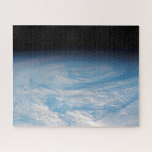Circular Cloud Formation Over South Pacific Ocean. Jigsaw Puzzle