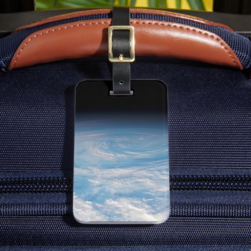 Circular Cloud Formation Over South Pacific Ocean Luggage Tag