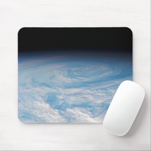 Circular Cloud Formation Over South Pacific Ocean Mouse Pad