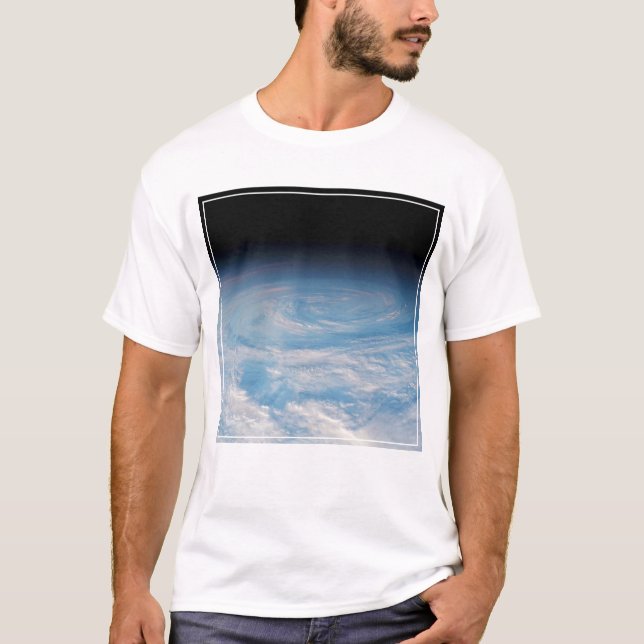 Circular Cloud Formation Over South Pacific Ocean. T-Shirt (Front)