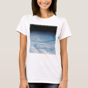 Circular Cloud Formation Over South Pacific Ocean. T-Shirt