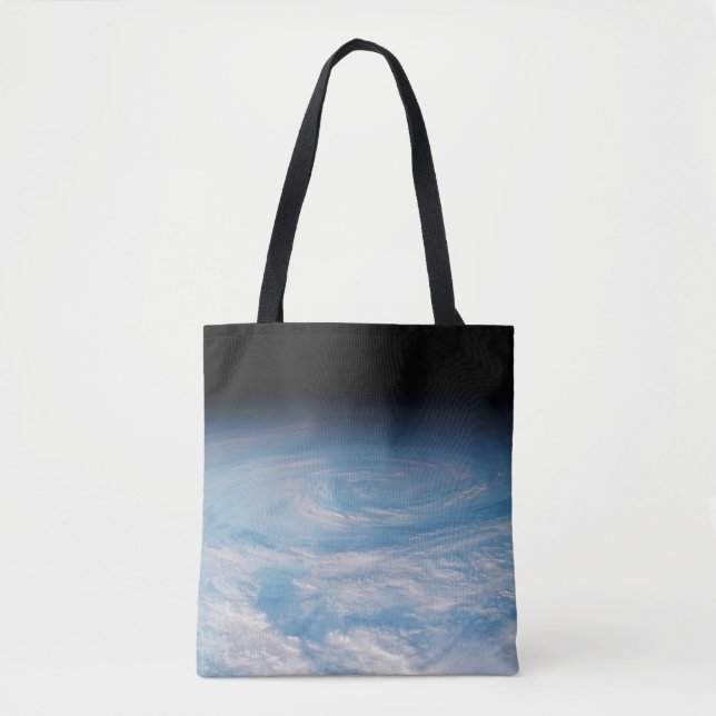 Circular Cloud Formation Over South Pacific Ocean. Tote Bag (Front)